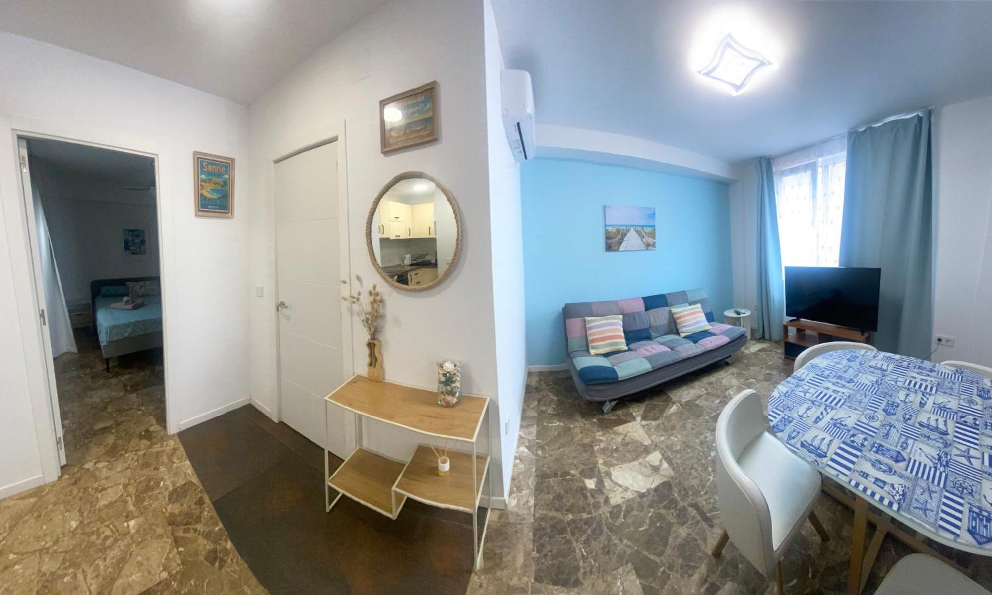 Апартаменты Del Mar One Bed Flat Пуэтро-де-Сагунто Экстерьер фото
